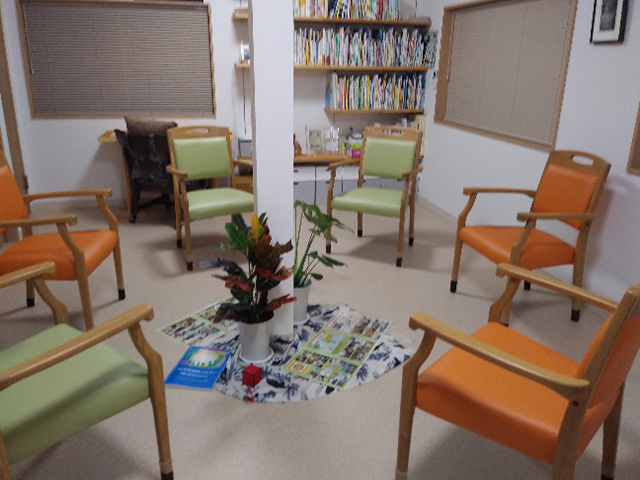 キャパシタセルフケア体操のレイアウト（緑の植物とやさしい音楽も添えて）