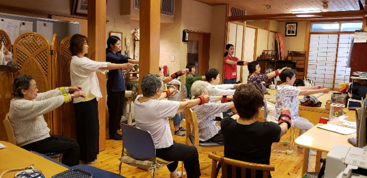 7月・いきいき100才体操　体力測定日